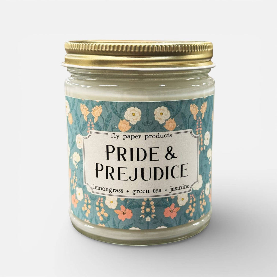 Candle jar labeled &