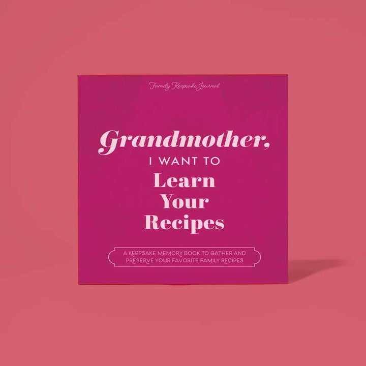 Pink book cover with white text on a pink background