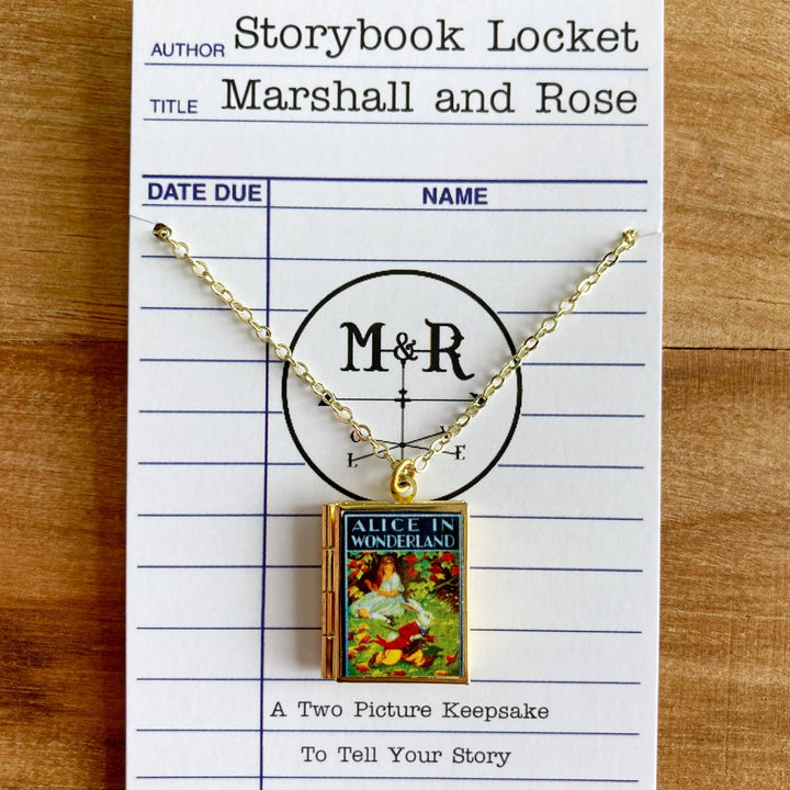 Gold necklace with &
