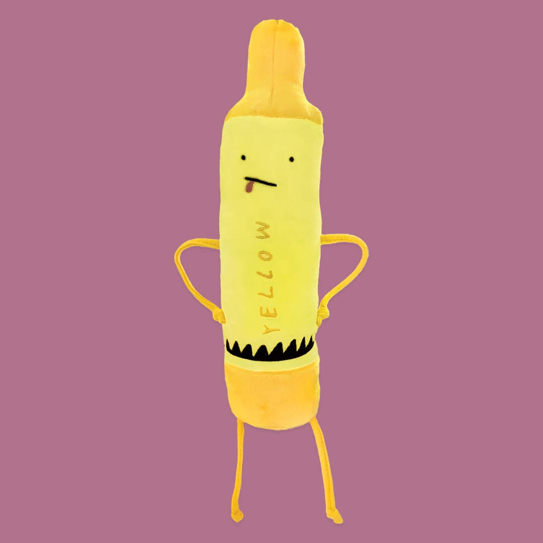 Yellow Crayon Plush 