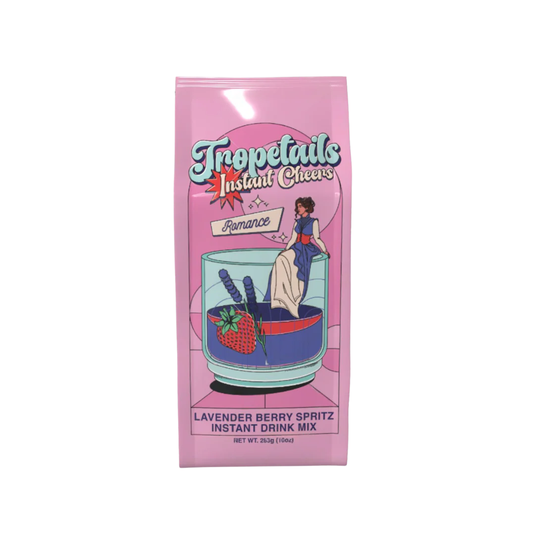 Tropetails Instant Cheers drink mix package on a white background
