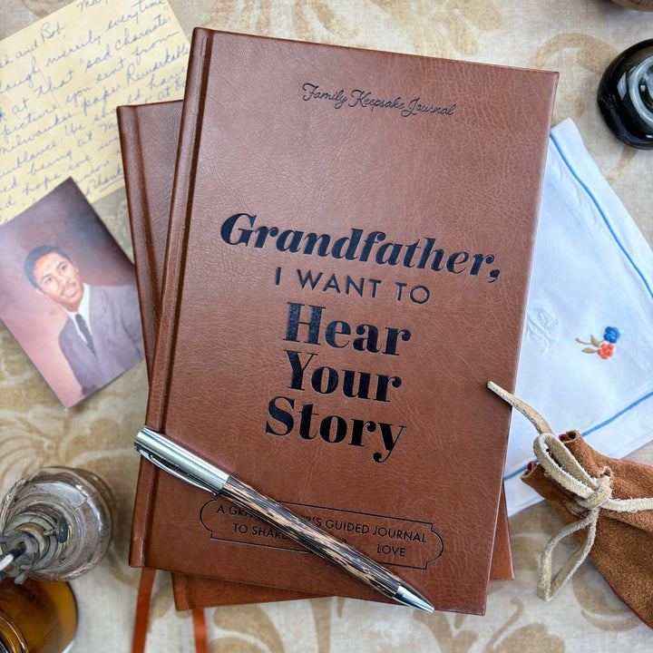 Brown journal titled &