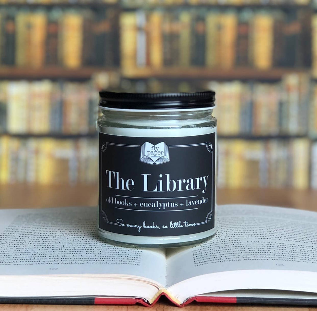 Candle labeled &