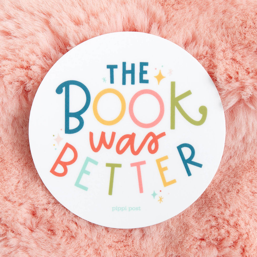 Round sticker with &