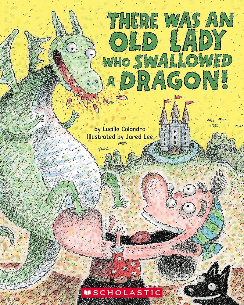 There Was an Old Lady Who Swallowed a Dragon! cover image