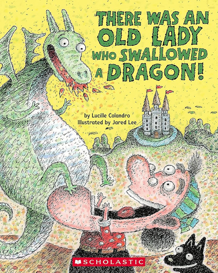 There Was an Old Lady Who Swallowed a Dragon! cover image