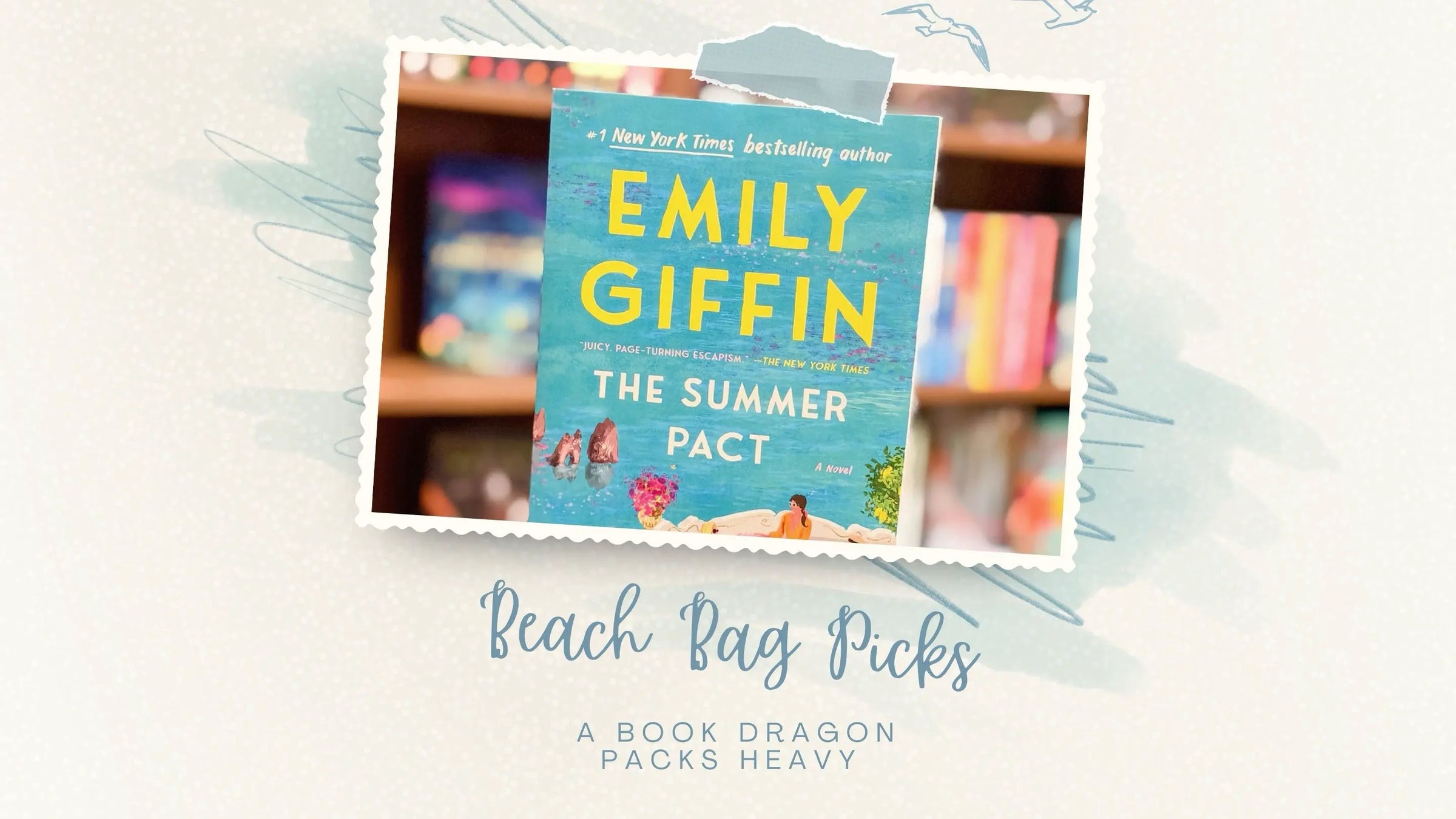 Beach bag picks - a Book Dragon packs heavy