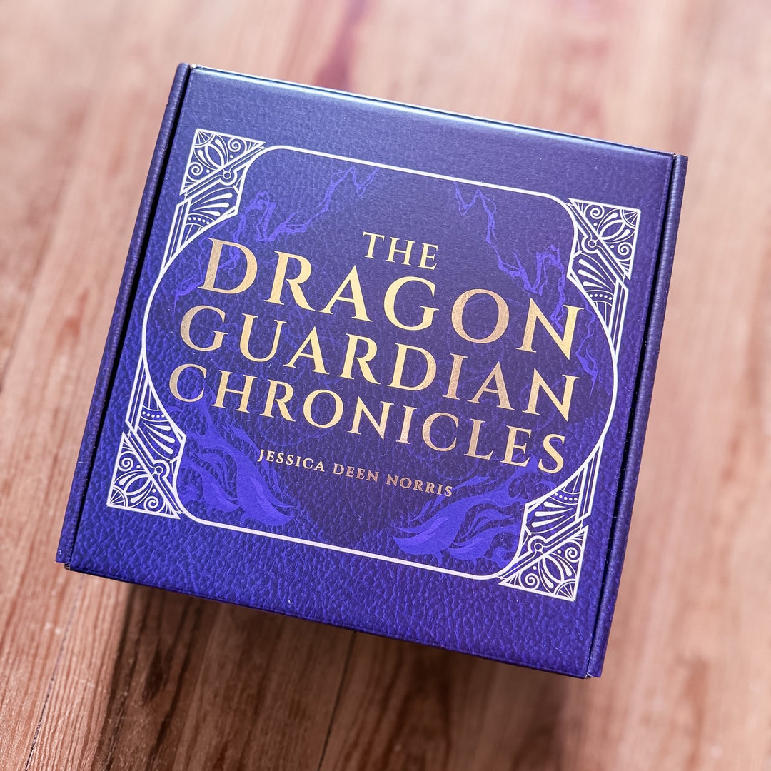 Purple book box with &
