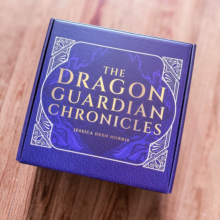 Purple book box with &