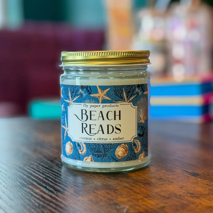 Candle jar labeled &