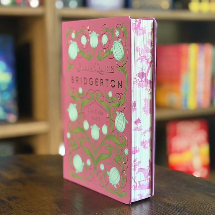Pink book titled &