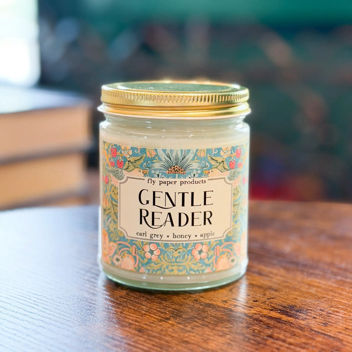 Candle jar labeled &