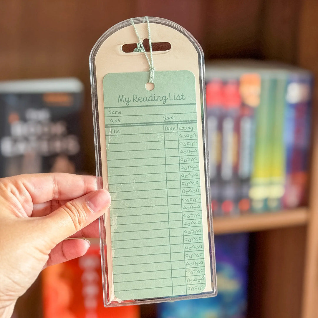 Reading list bookmark with tassel