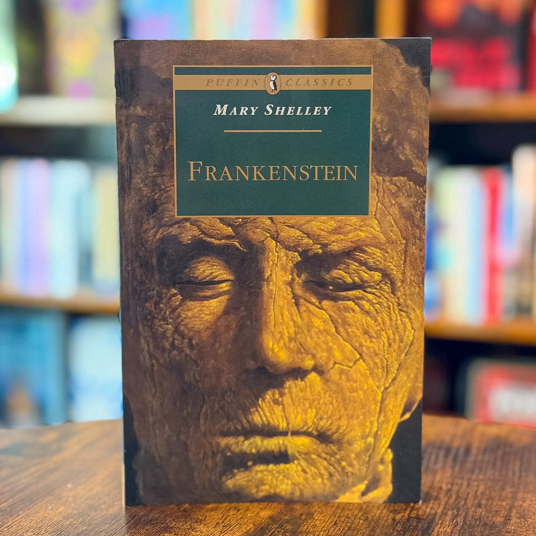 A paperback copy of Mary Shelley&