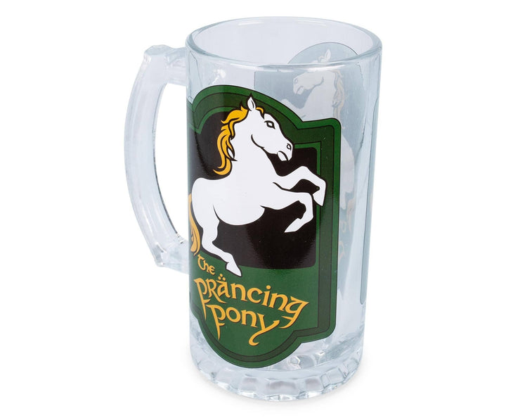 Clear mug with &