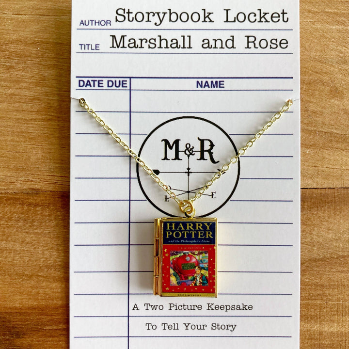 Gold necklace with a &