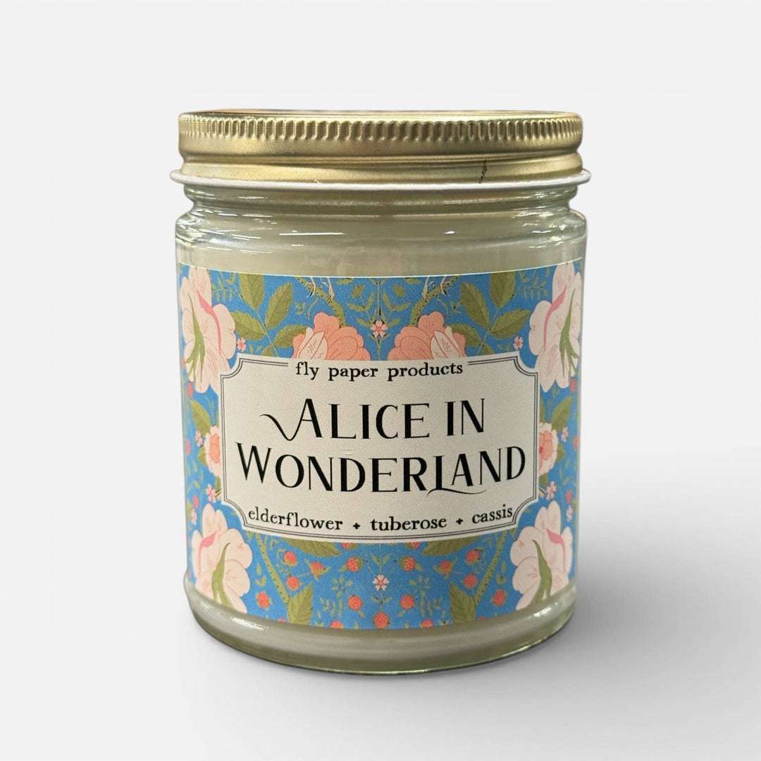 Candle jar labeled &
