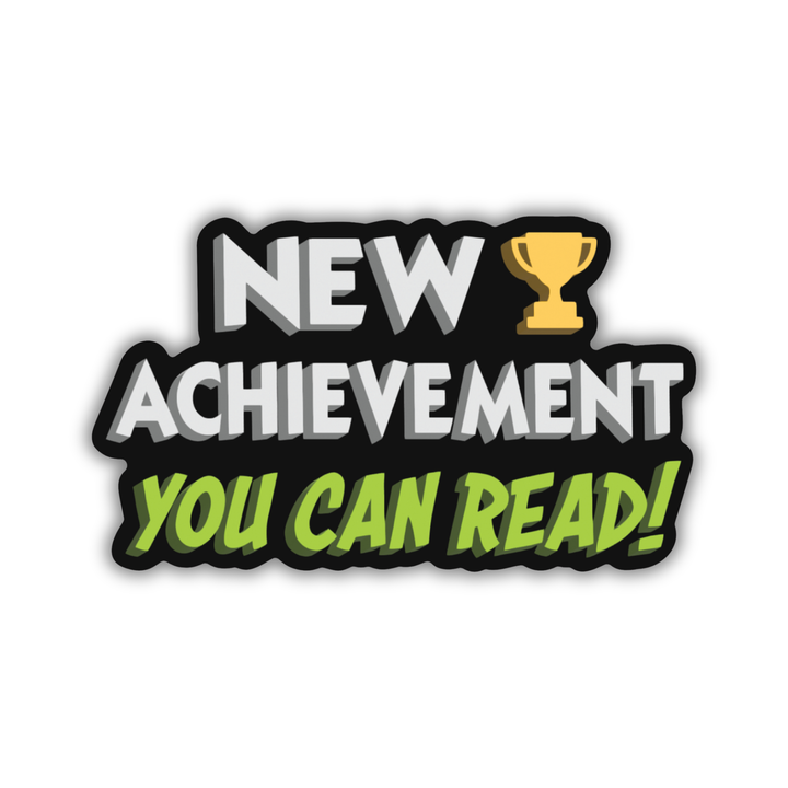 Decorative sticker with &