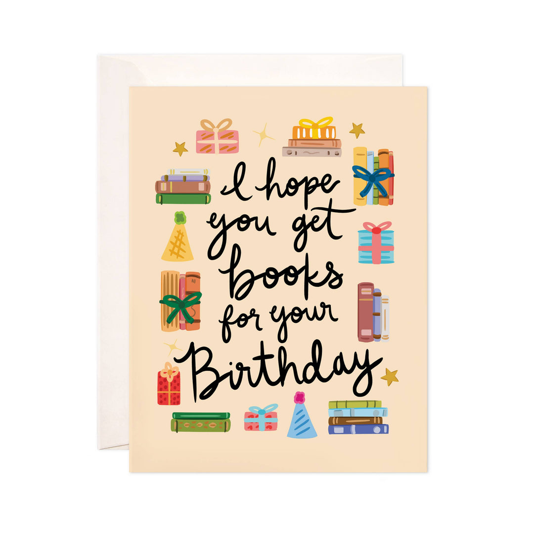 Greeting card with text &