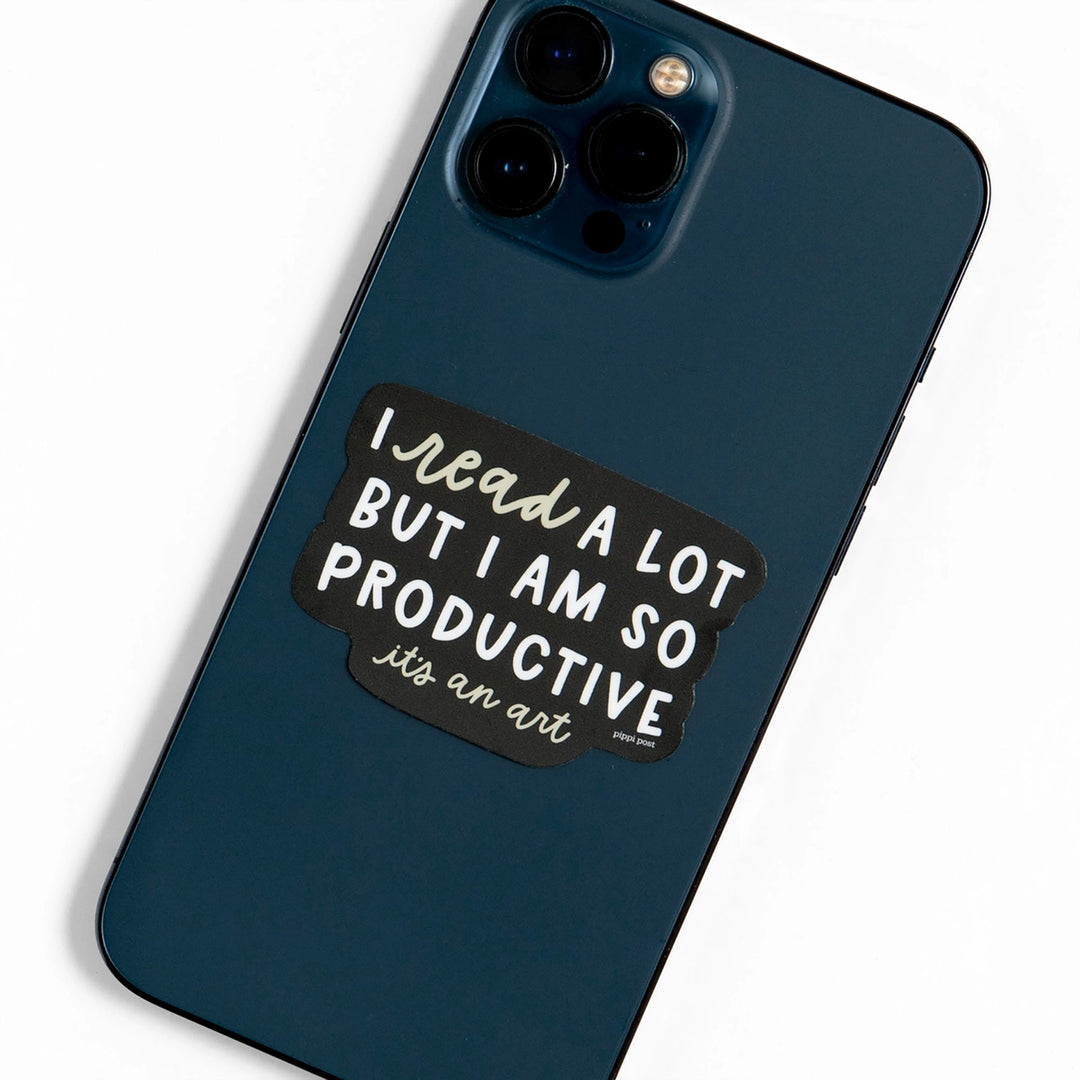 Phone case with a humorous quote on a white background