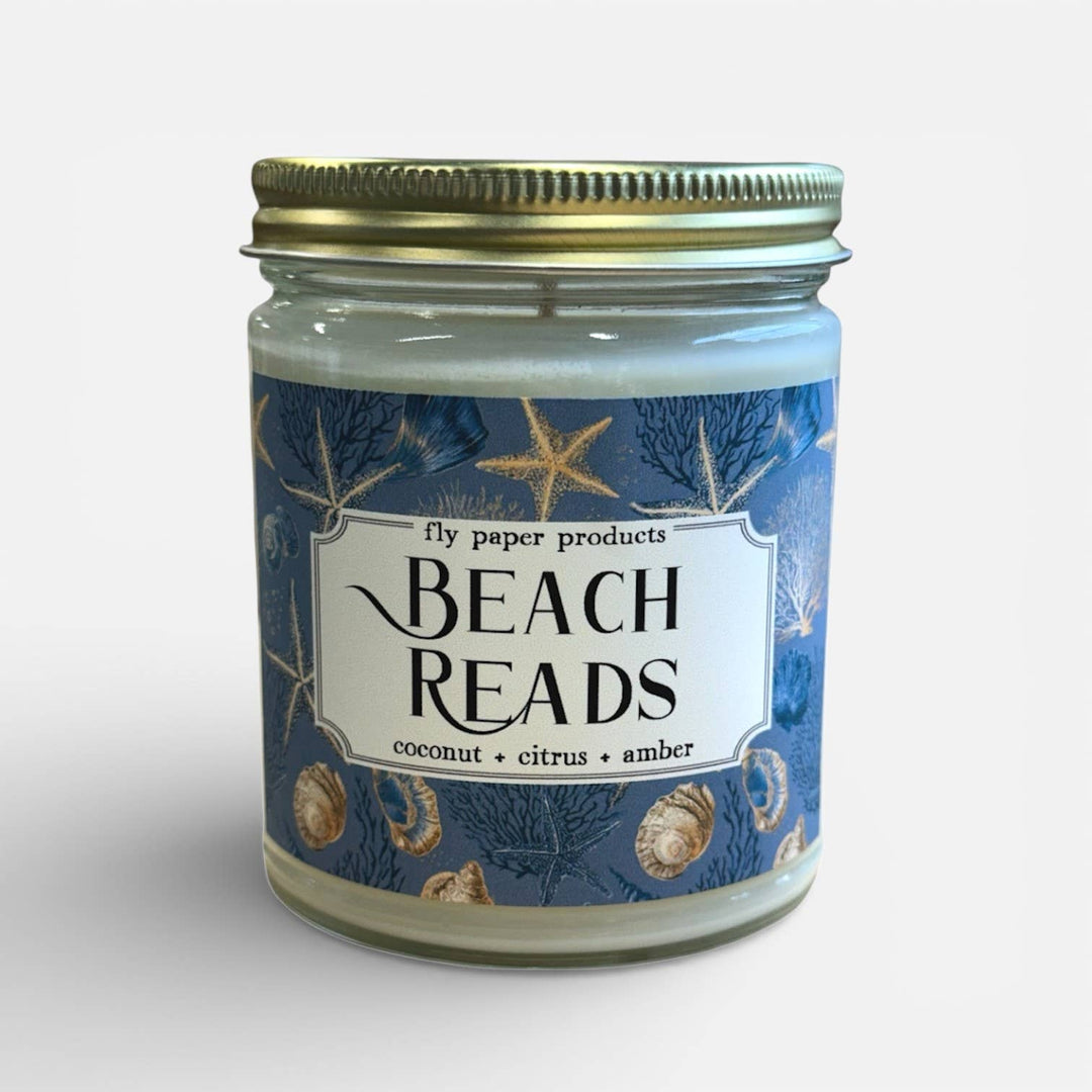 Candle jar labeled &